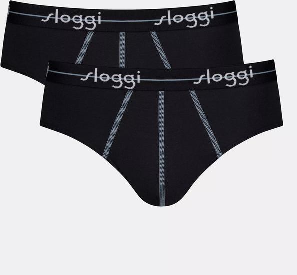 Sloggi men Start Midi 2er Pack box schwarz