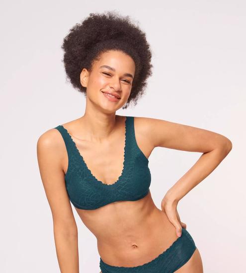 Sloggi Zero Feel Lace 2.0 Bralette secret lagoon