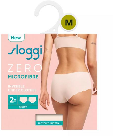 Sloggi ZERO Microfibre 2.0 H Short 2er Pack angora