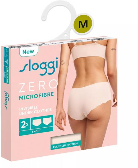 Sloggi ZERO Microfibre 2.0 H Short 2er Pack angora