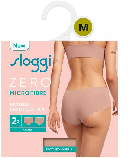 Sloggi ZERO Microfibre 2.0 H Short 2er Pack cameo brown
