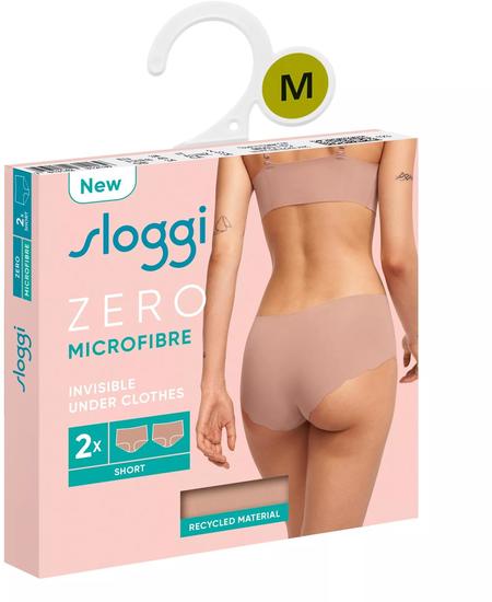 Sloggi ZERO Microfibre 2.0 H Short 2er Pack cameo brown