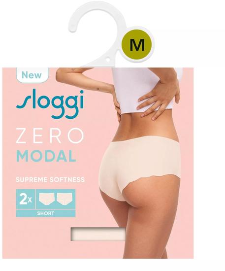 Sloggi ZERO Modal 2.0 H Short 2er Pack angora