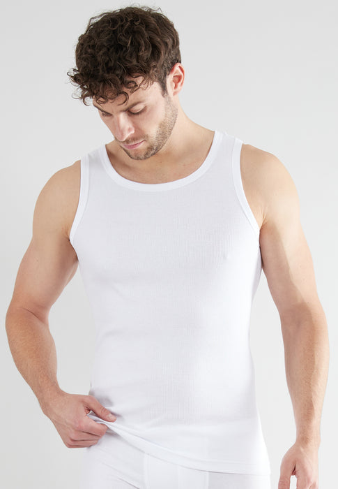 TOM TAILOR Tanktop 2er Pack weiss