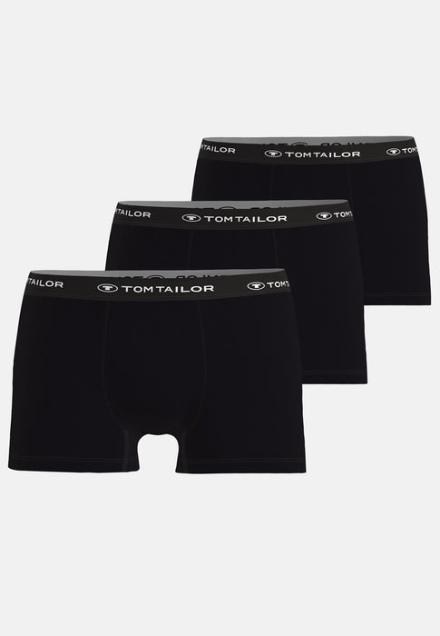 TOM TAILOR Hip Pants 3er Pack black-black-black