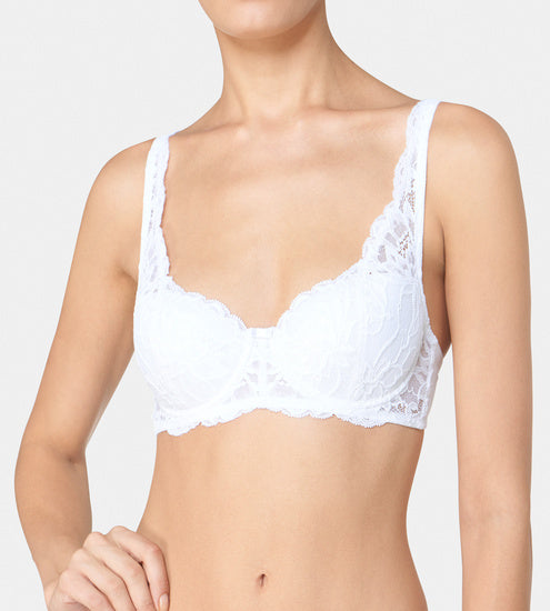 Triumph Amourette Charm Bügel-BH mit Halbschale und Einlage white