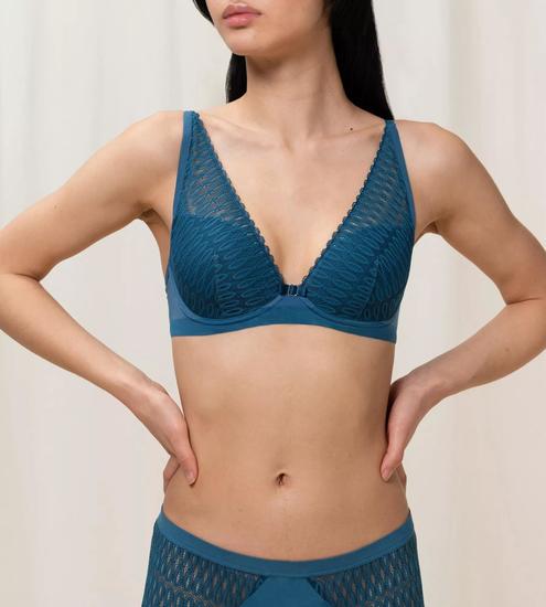 Triumph Aura Spotlight Bügel-BH mit Einlage smoky blue