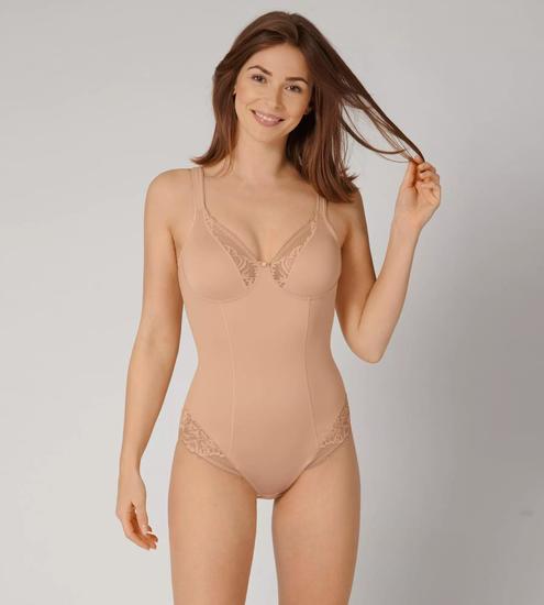 Triumph Bodydress Modern Lace+Cotton BS neutral beige