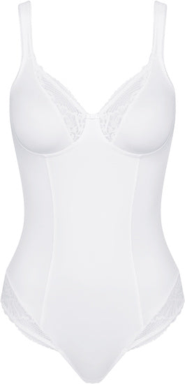 Triumph Bodydress Modern Lace+Cotton BS white