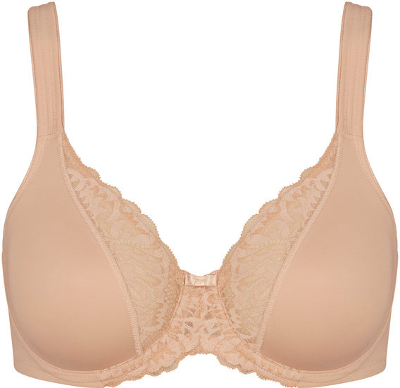 Triumph Bra molded Modern Lace+Cotton W neutral beige