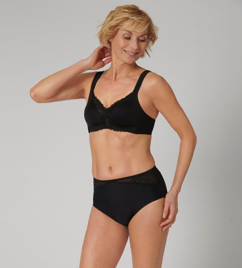Triumph Briefs Modern Lace+Cotton Maxi black