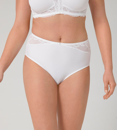 Triumph Briefs Modern Lace+Cotton Maxi white