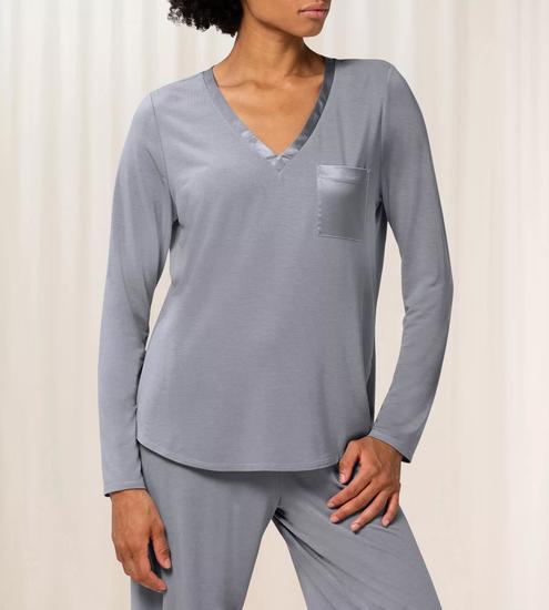 Triumph Climate Aloe TOP Langarm morandi grey
