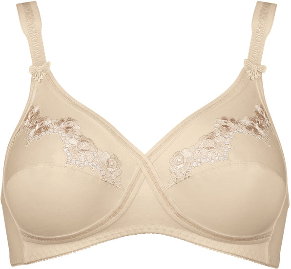 Triumph Elasti Cross + Cotton BH ohne Bügel teint