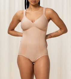 Triumph Modern Soft+Cotton Body ohne Bügel neutral beige