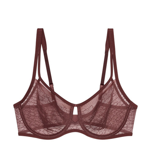 Triumph Signature Sheer Bügel-BH, Minimizer decadent chocolate