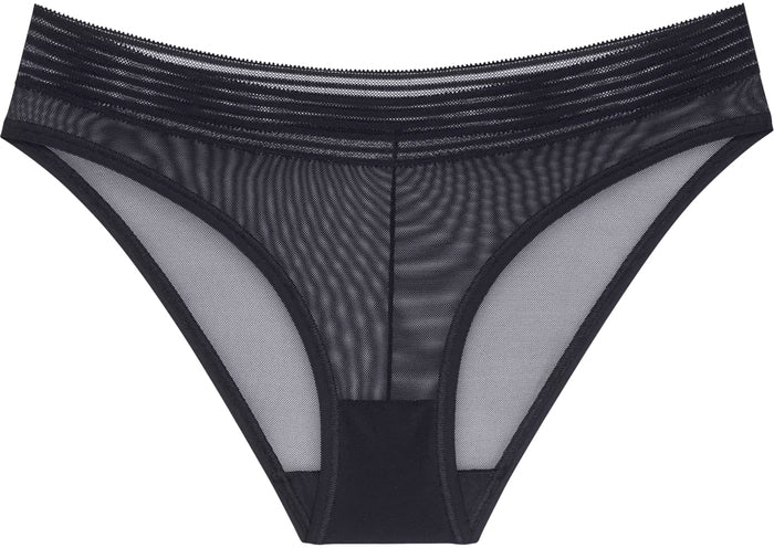 Triumph Tempting Sheer Highleg Tai schwarz