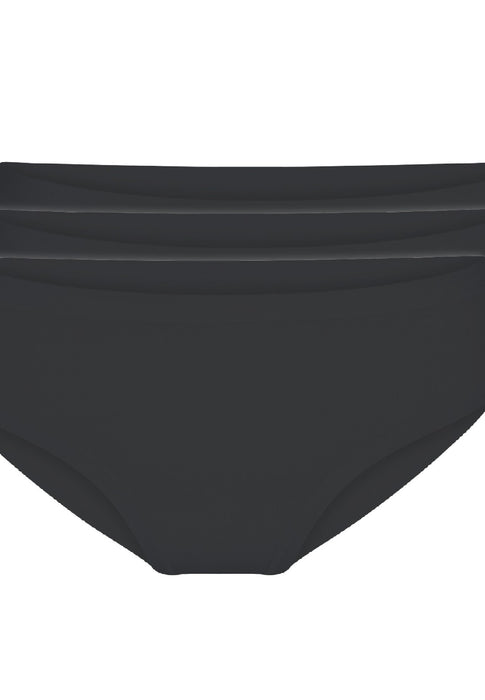3609B 3er Pack Slip Schwarz