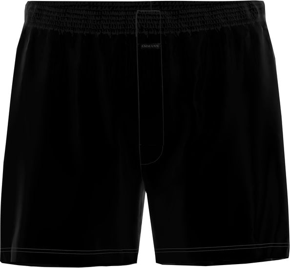 AMMANN Boxer-Short, Basic Cotton, schwarz