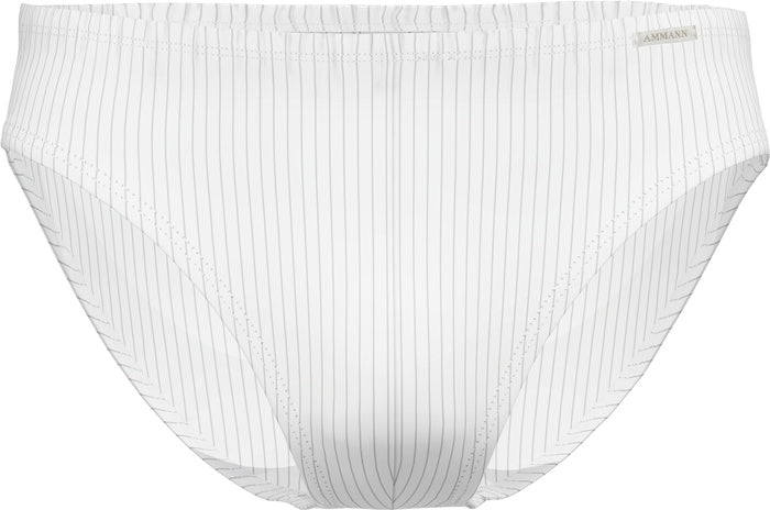 AMMANN Mini-Slip, Serie Smart & Stripes, weiß
