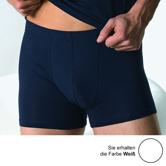 AMMANN Retro-Short, Serie Cotton & More, weiß