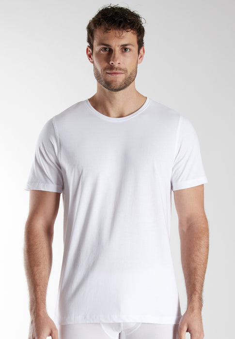 BUGATTI Shirt, slim fit weiß-hell-uni