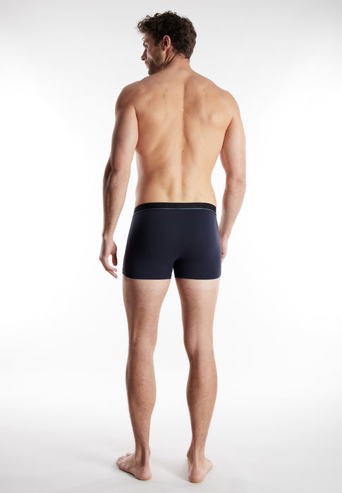 BUGATTI Pants, 2er Pack blau-dunkel-uni