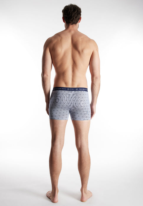 BUGATTI Comfort Pants, 3er Pack blau-hell-Allover