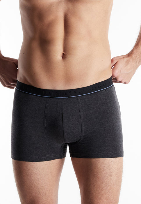 BUGATTI Pants, 2er Pack schwarz-dunkel-melange