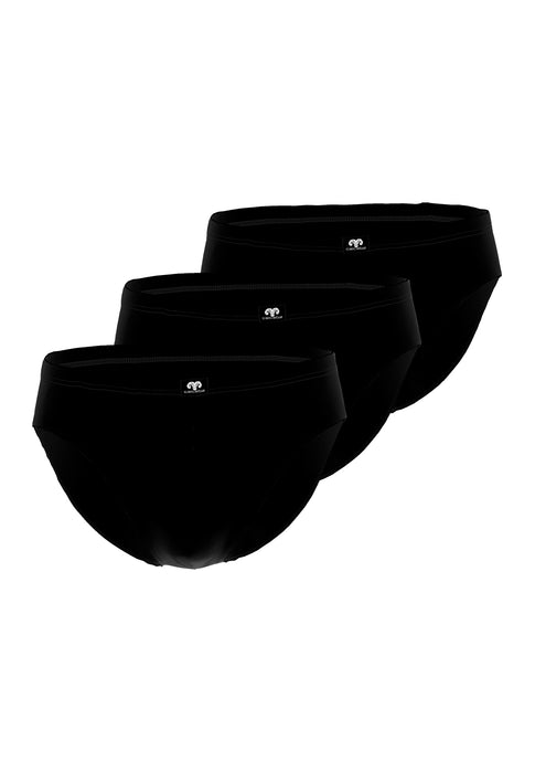 CECEBA Sport Slip 3er Pack black