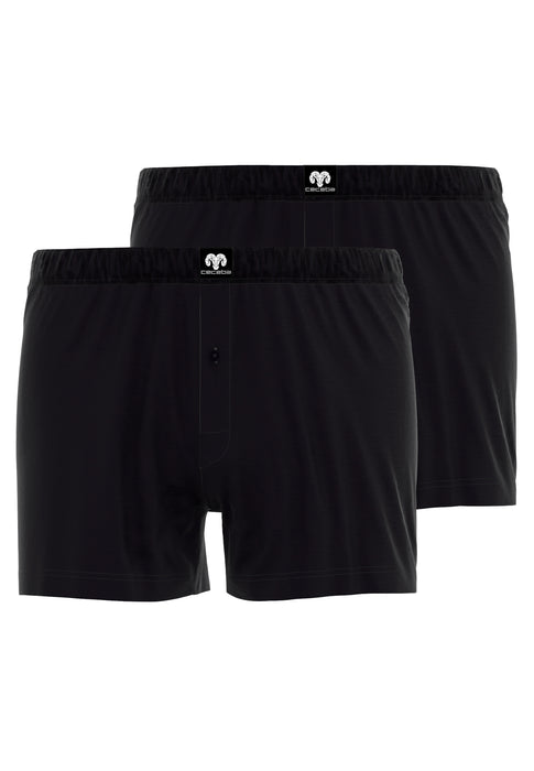 CECEBA Shorts 2er Pack black