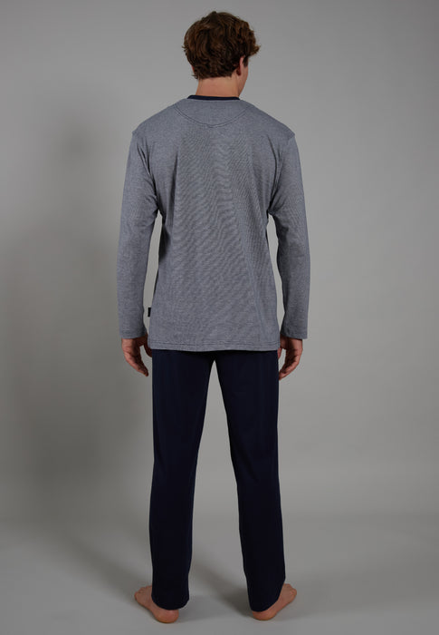 CECEBA Pyjama, 3-Knopf, offen navy blaze
