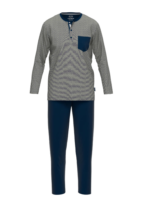 CECEBA Pyjama, 3-Knopf, offen navy blaze