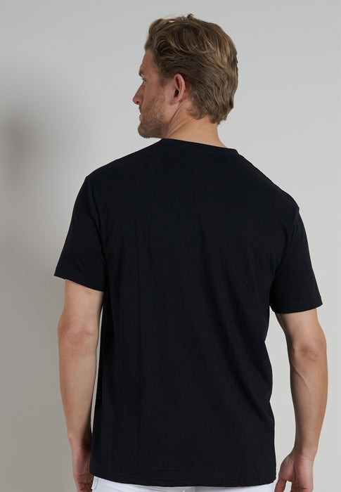 CECEBA Shirt, 1/2, V-Ausschnitt 2er Pack black