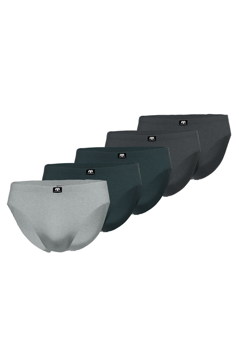 CECEBA Sport Slip 5er Pack grau-dunkel-melange