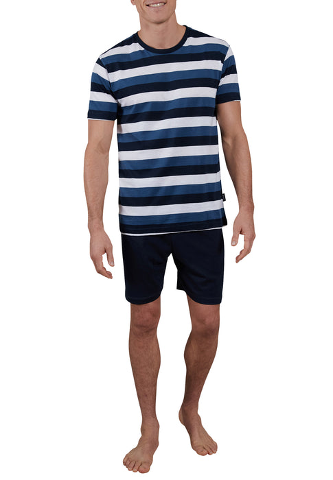 CECEBA Shorty, Rundhals blau-mittel-Ringel