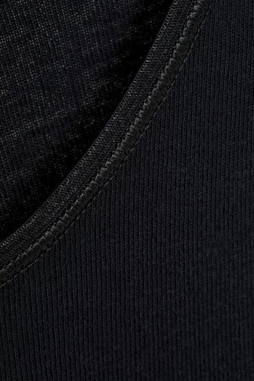 conta Damen Achselhemd Schwarz 3-er Pack