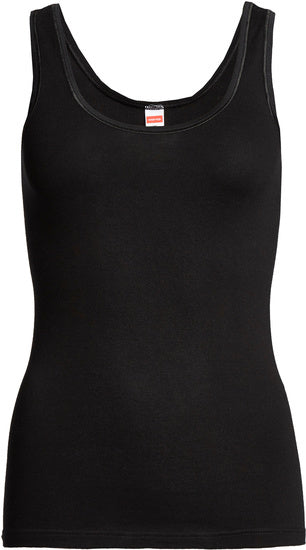 conta Damen Achselhemd Schwarz 3-er Pack