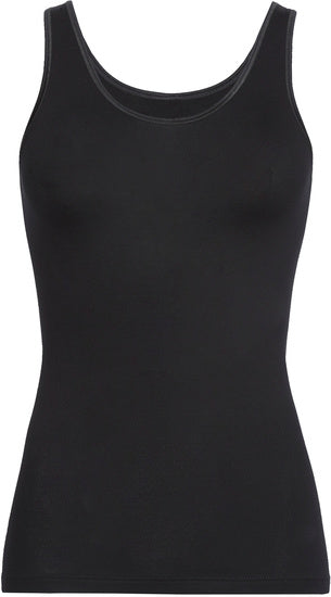 conta Damen Achselhemd Schwarz 3-er Pack