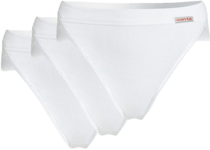 conta Damen Jazzpants weiß 3-er Pack