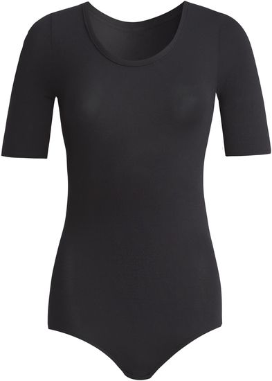 conta Damen Kurzarm Body Schwarz 1-er Pack