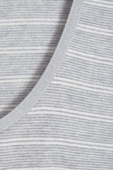 conta Damen Shirt ohne Arm sterling geringelt 1-er Pack