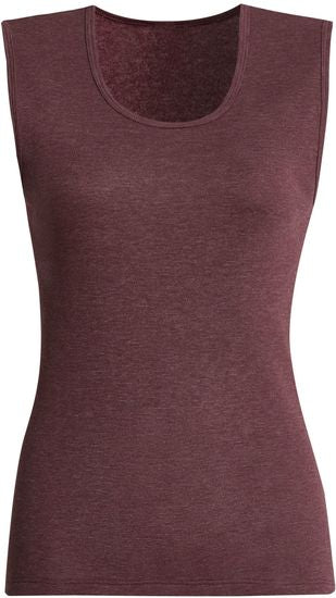 conta Damen Spenzer ohne Arm burgund geringelt 1-er Pack