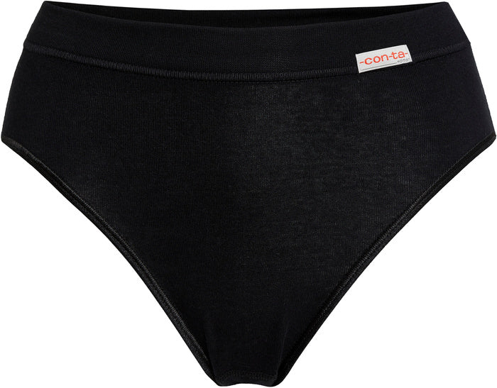 conta Damen Sportslip Schwarz 3-er Pack