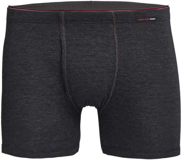 conta Herren Hose kurz mit Eingriff schwarz geringelt 1-er Pack
