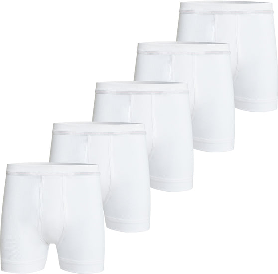 conta Herren Hose kurz mit Eingriff weiß 5-er Pack