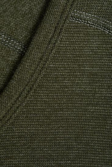 conta Herren Shirt 1/1 Arm oliv geringelt 1-er Pack