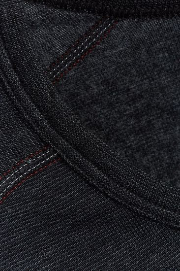 conta Herren Shirt 1/4 Arm schwarz geringelt 1-er Pack