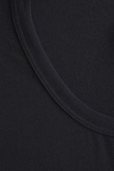 conta Herren Shirt ohne Arm Schwarz 1-er Pack