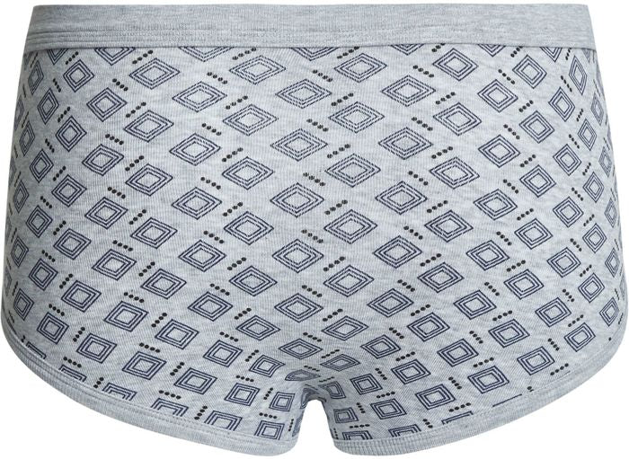 conta Herren Slip mit Eingriff Druck grau 5-er Pack